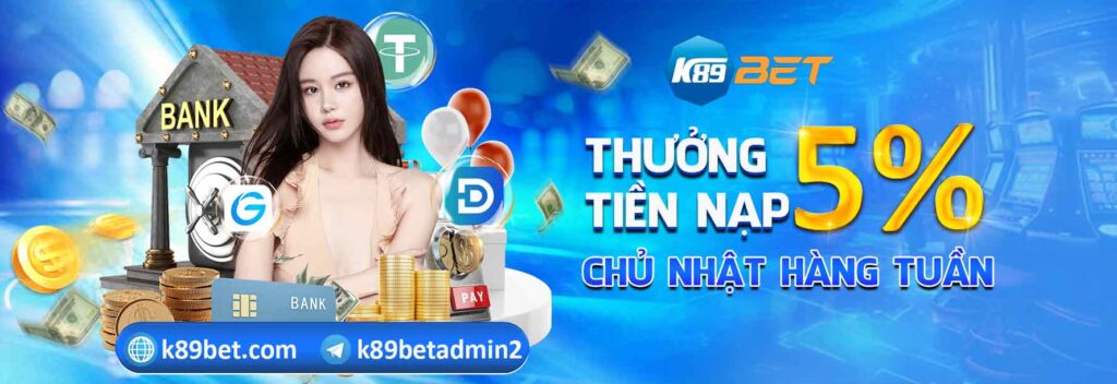 thưởng tiền nạp ngày chủ nhật