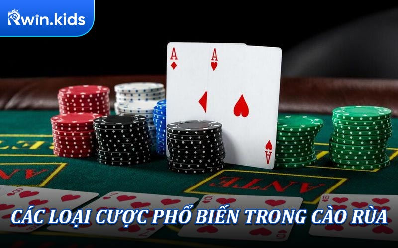 Các Loại Cược Phổ Biến Trong Cào Rùa
